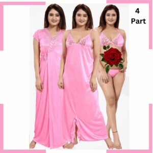 4 Part Nighty Pink